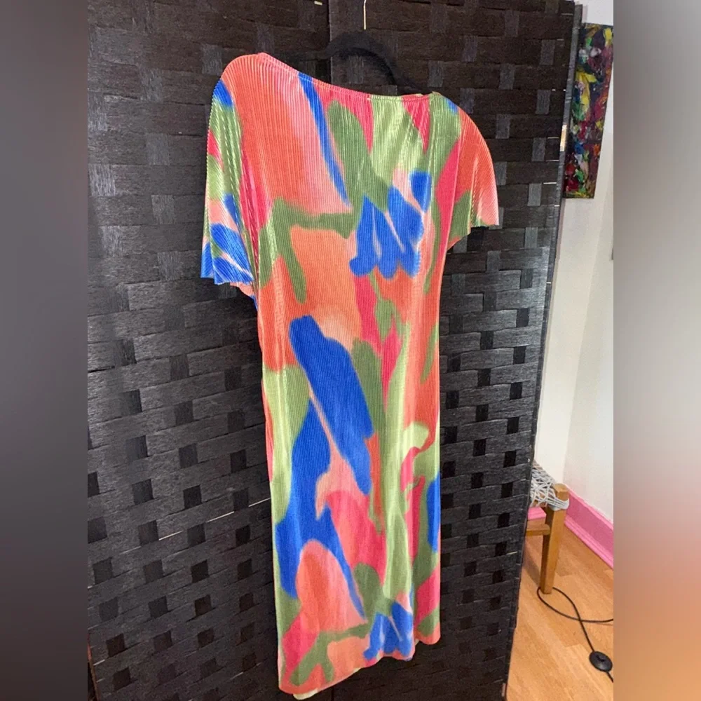 ASOS Design Abstract Side Rouched Dress - Picture 5 of 6